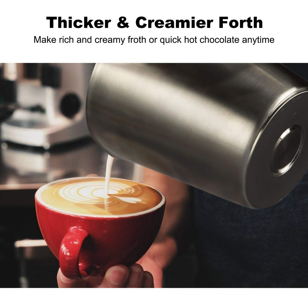 17oz Stainless Steel Hot & Cold Milk Frother D967