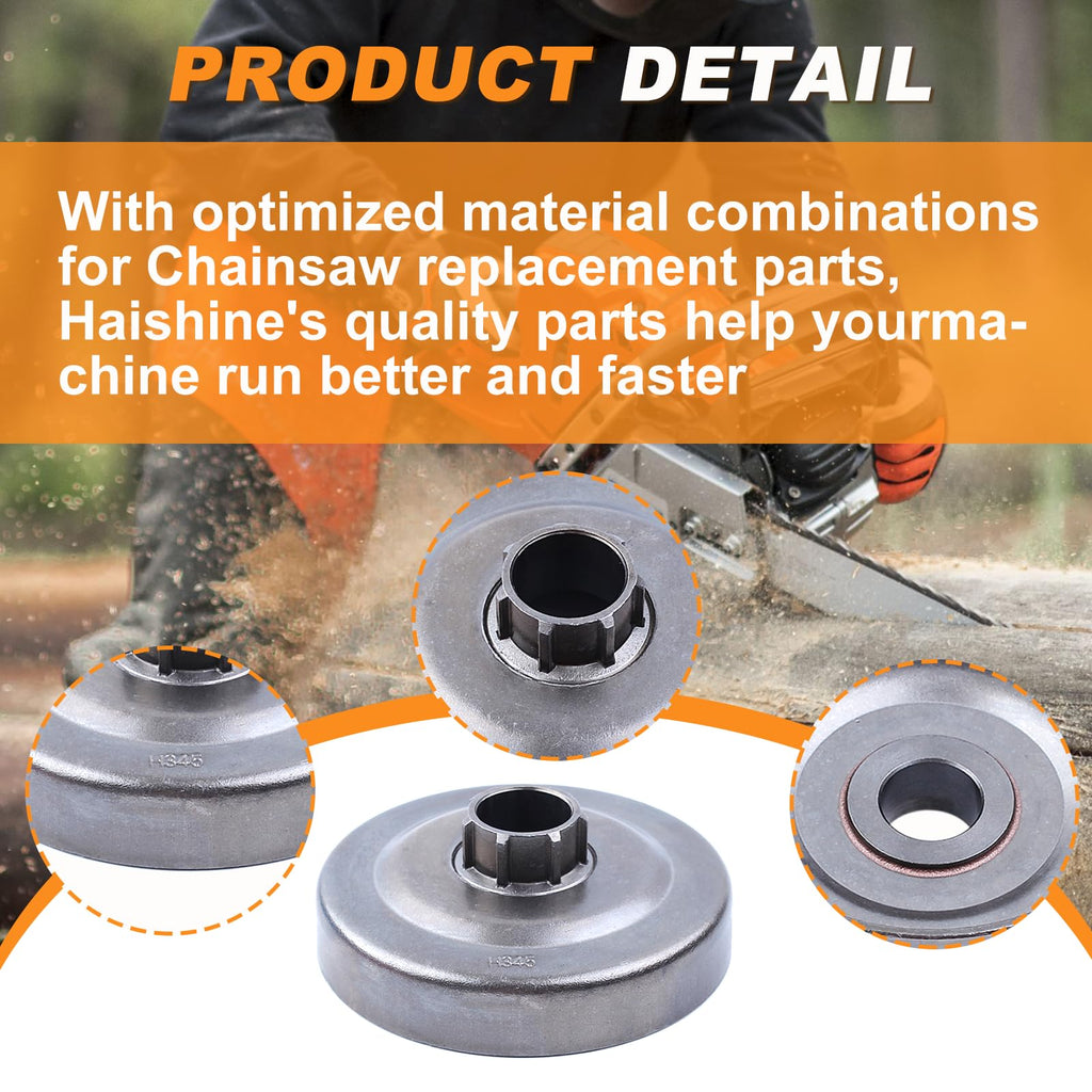 7T Clutch Drum Sprocket Rim Needle Bearing Kit Chainsaw H75257