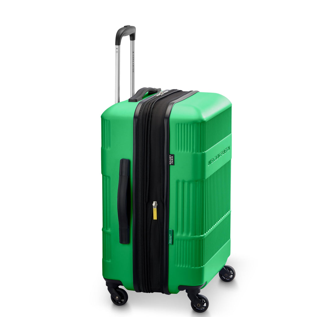 Green Carry-On 20 Inch Hardside Expandable Luggage with Spinner Wheels J860