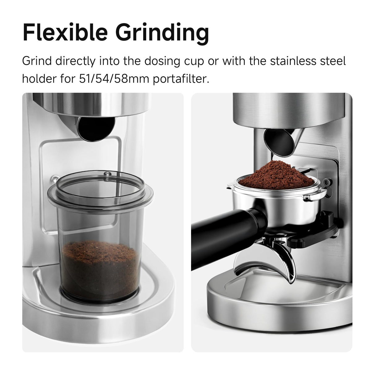 Electric Coffee Grinder with 48 Grind Settings J42478