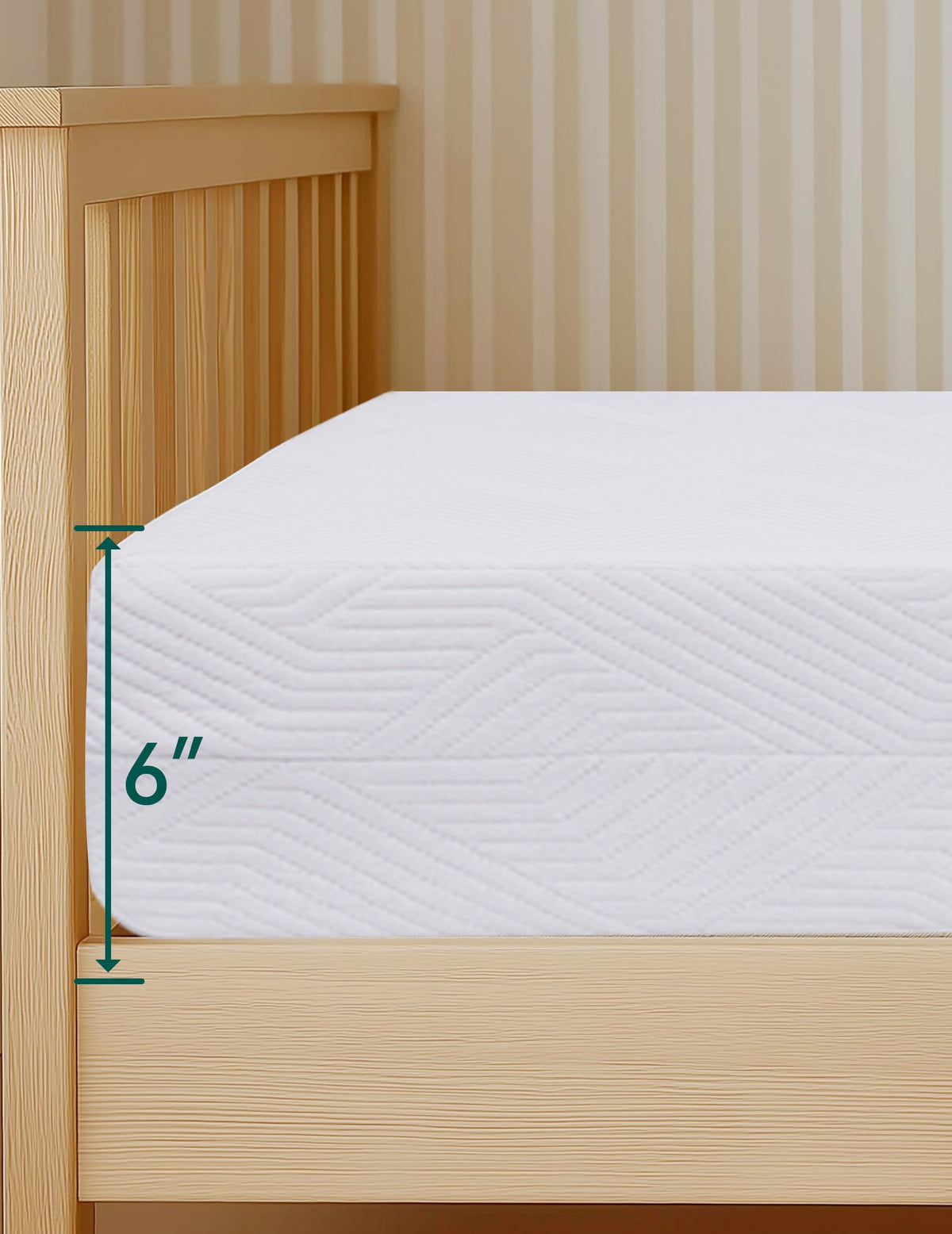 Ergonomic Memory Foam Crib Mattress Q873