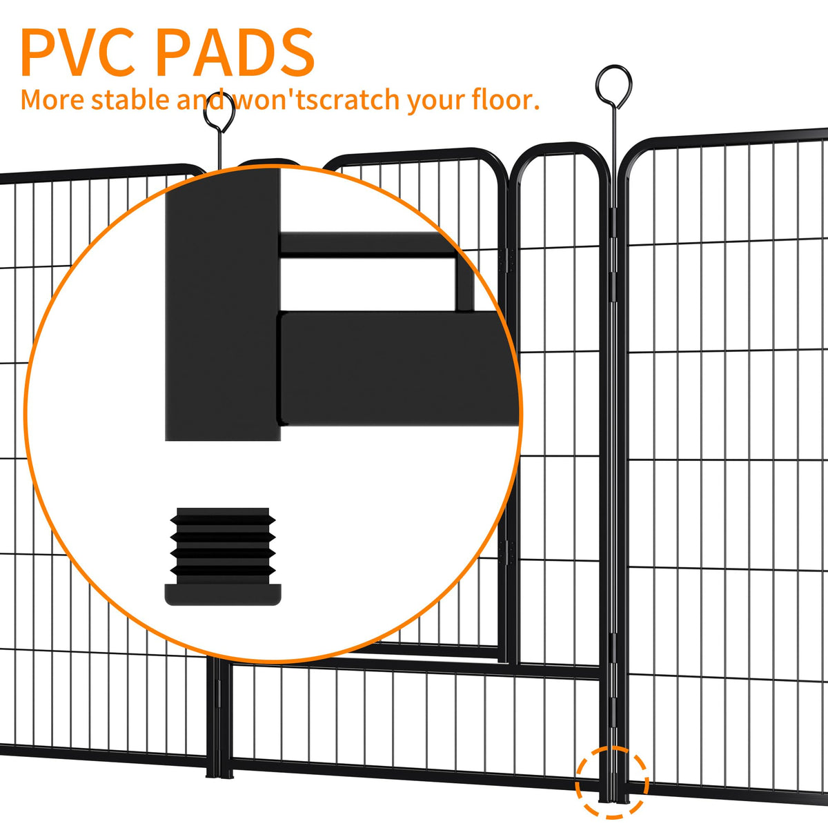 16-Panel Heavy-Duty Metal Dog Playpen X22967