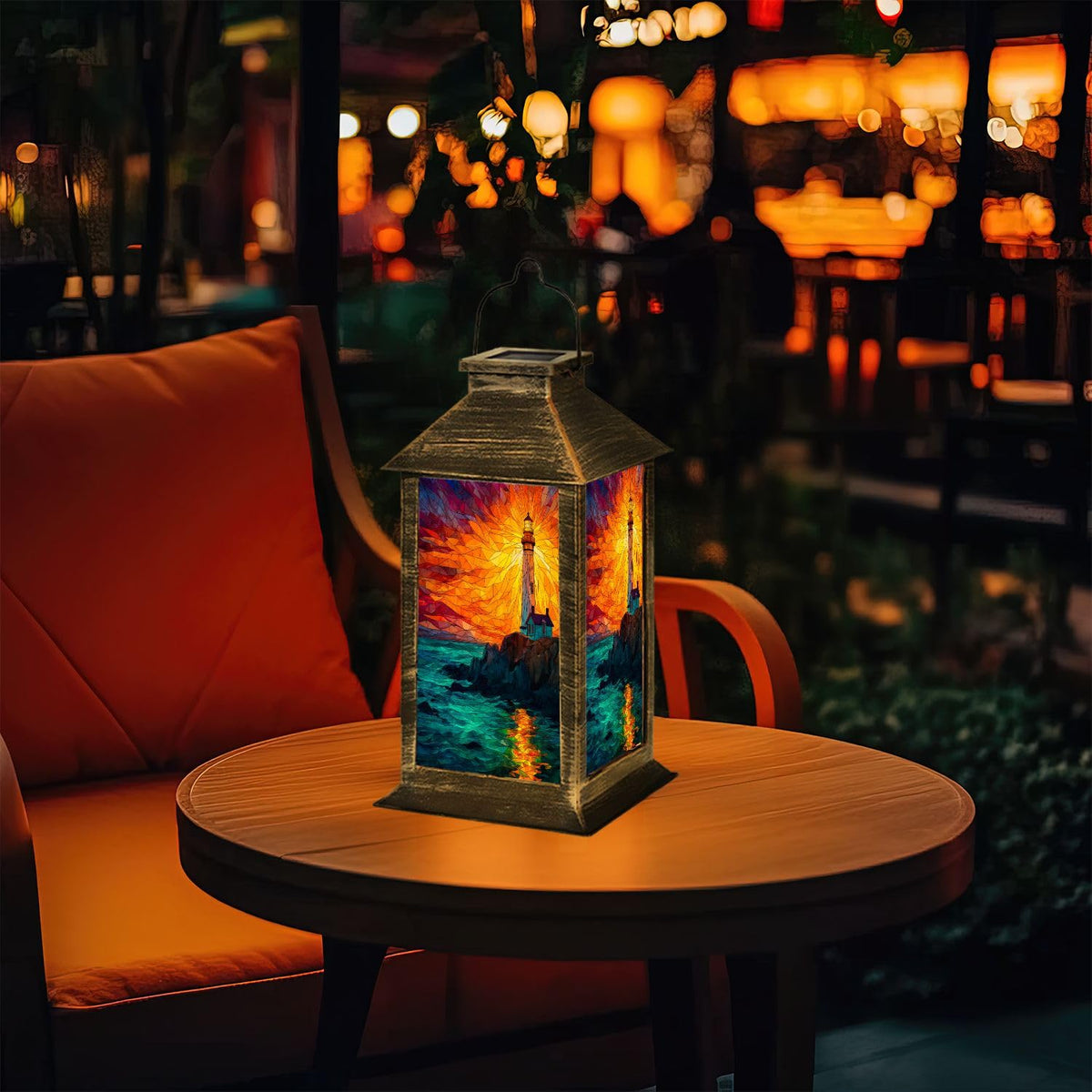 Solar Powered Waterproof Hanging Lantern G6909