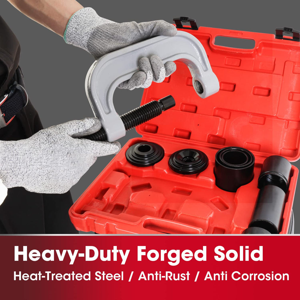 Ball Joint Press and U Joint Removal Kit, 10 PCS with Storage Case C127278