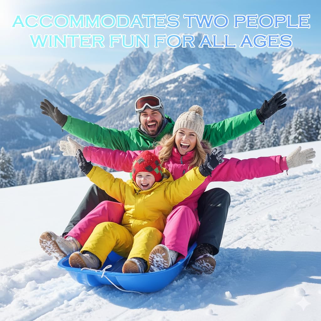 2-Person Sled 35" Toboggan Y276