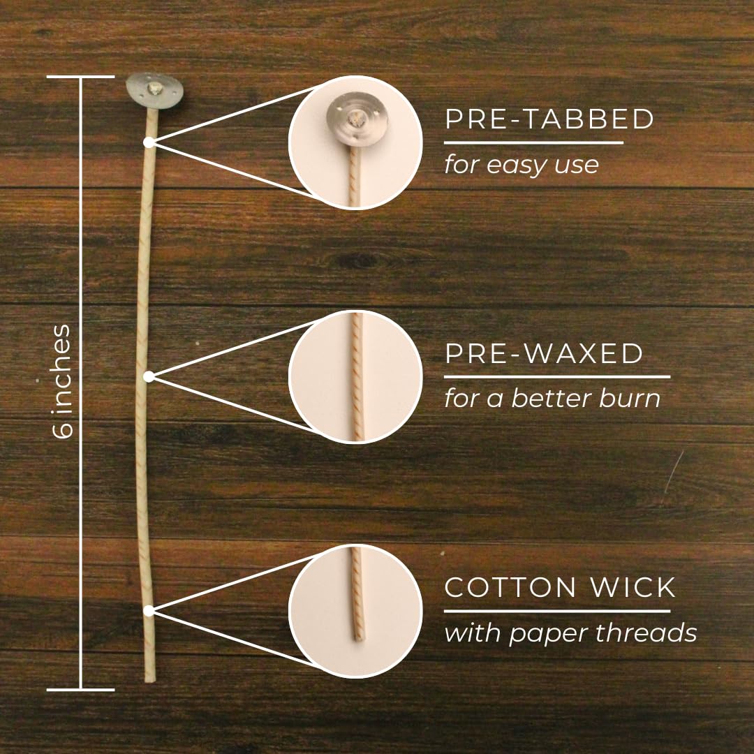 6 Inch Candle Wicks 100pk G597558