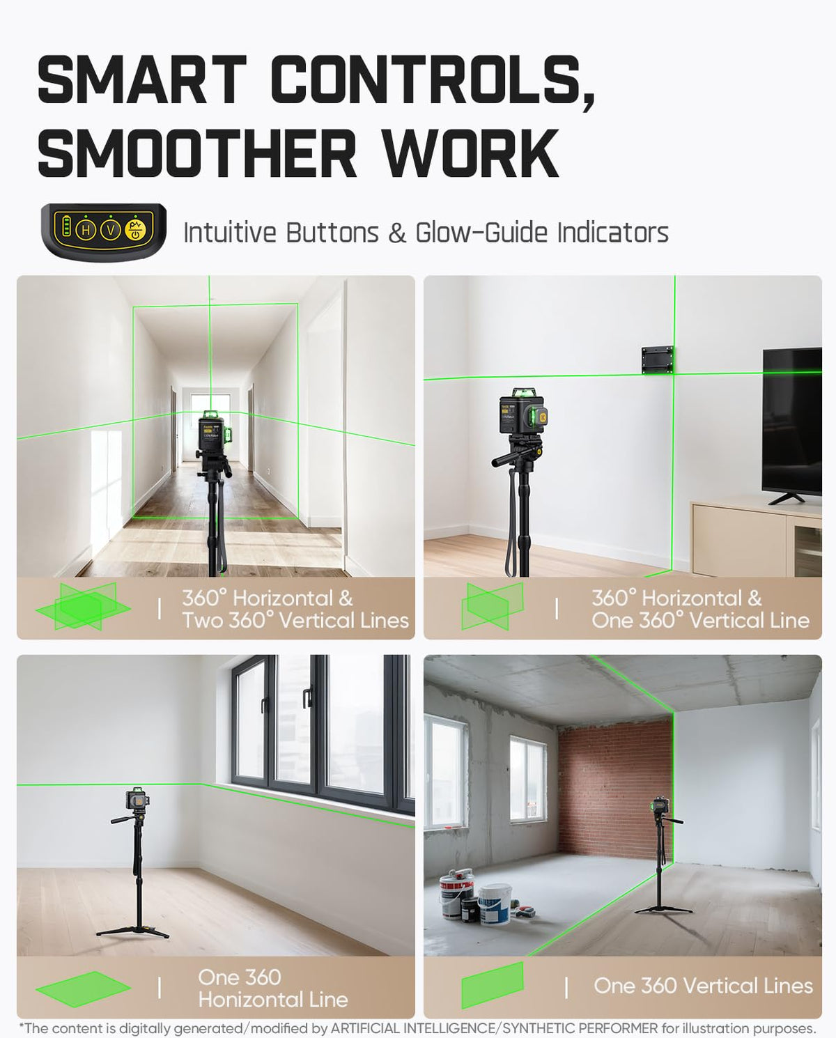 Laser Level 3x360° 16 Lines Self-Leveling V908