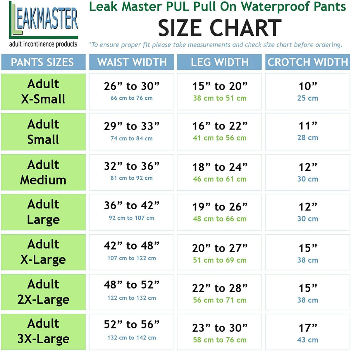 White Large Waterproof Pants V6929