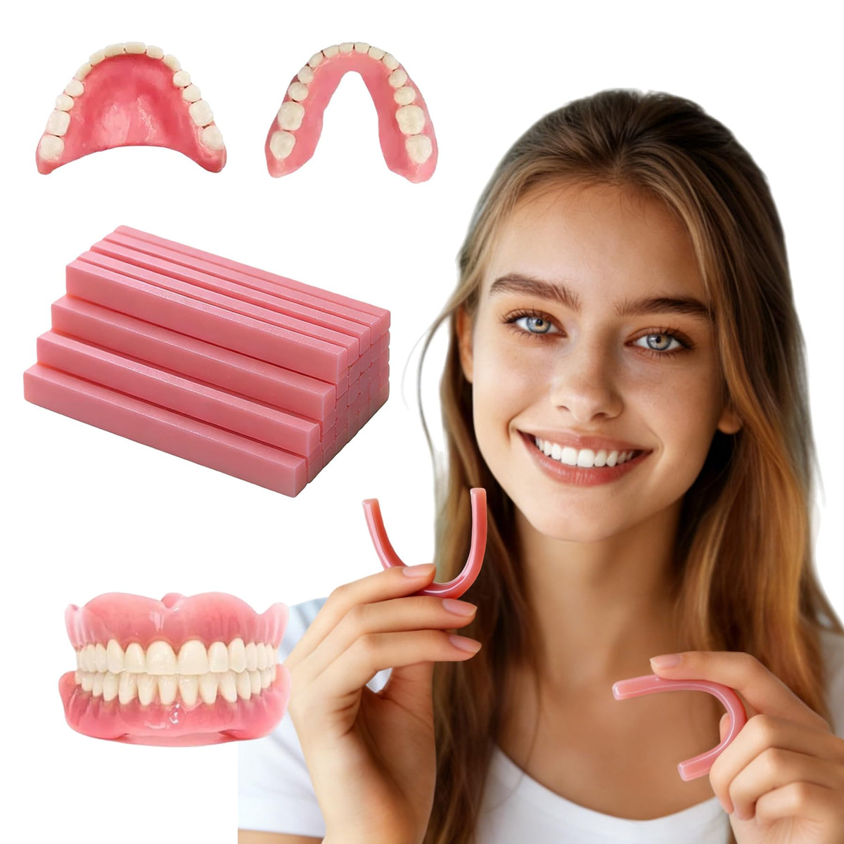 Denture Reline Kit for Upper and Lower Dentures A8134