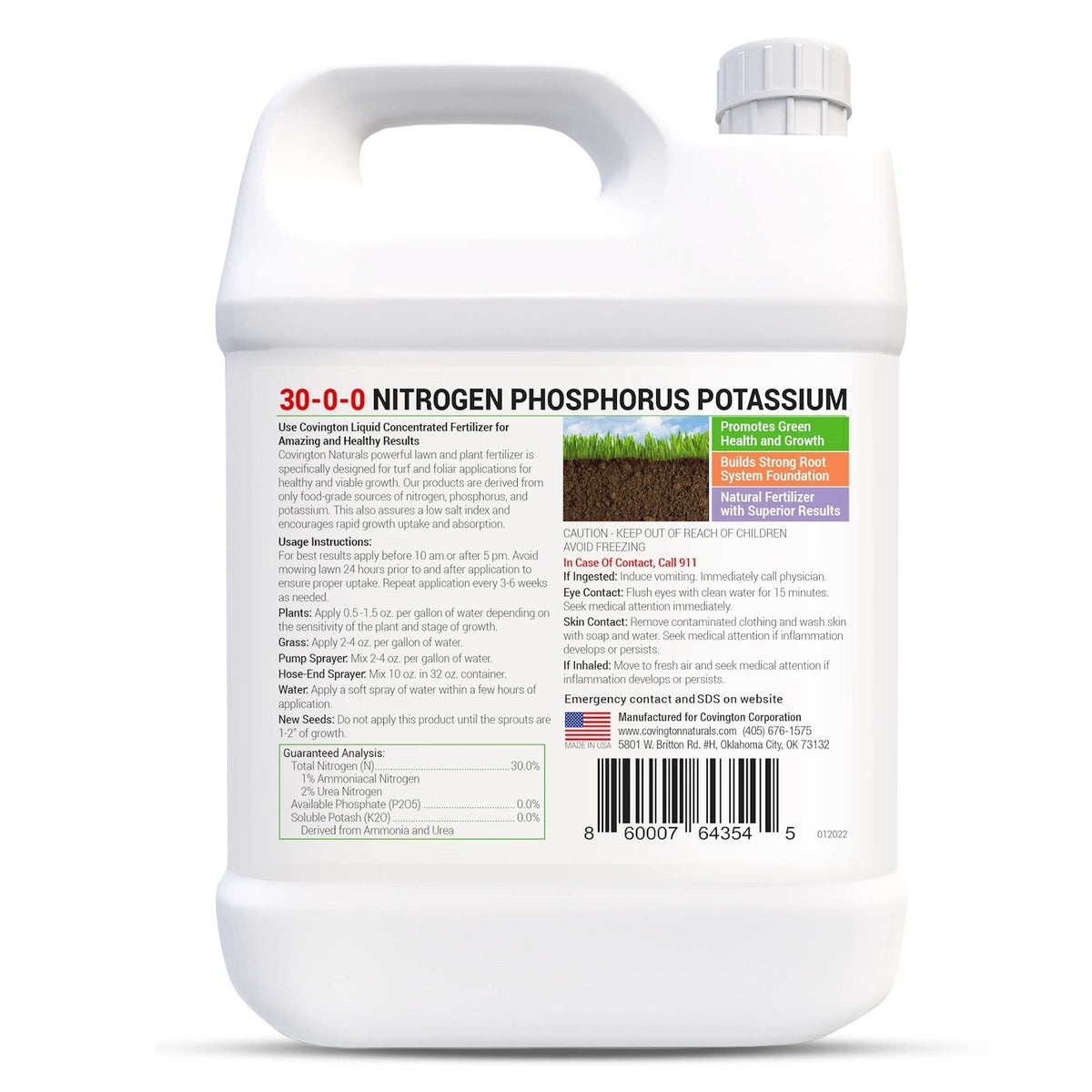 30-0-0 NPK Liquid Fertilizer 32oz F58678