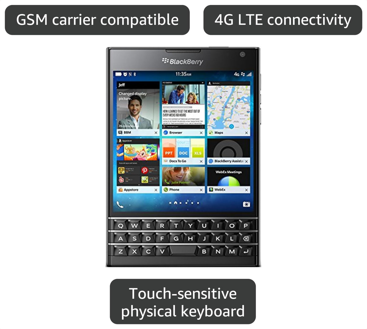 Black 32GB Unlocked 4G LTE Smartphone D772