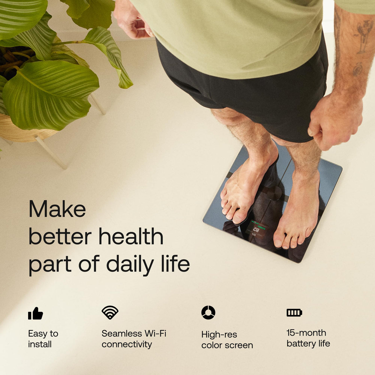 Digital Smart Scale for Body Weight M54825