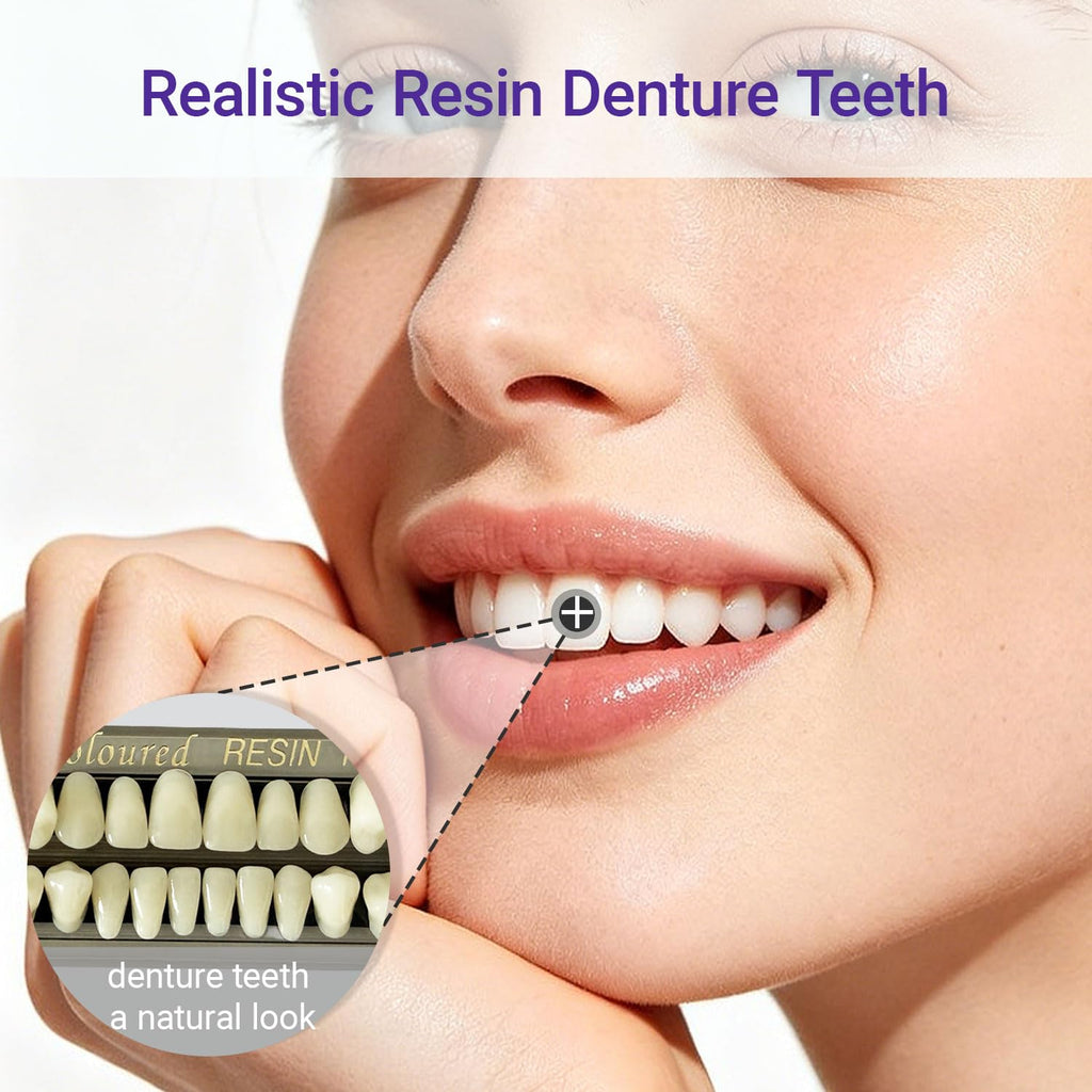 28 Pcs False Teeth Dentures Repair Kit L4145