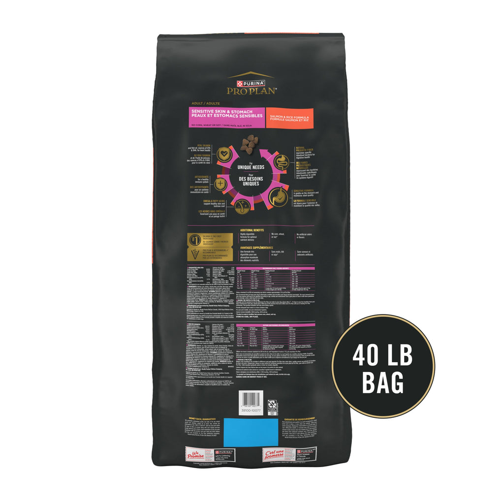 Salmon & Rice Dry Dog Food 40 lb. Bag K593