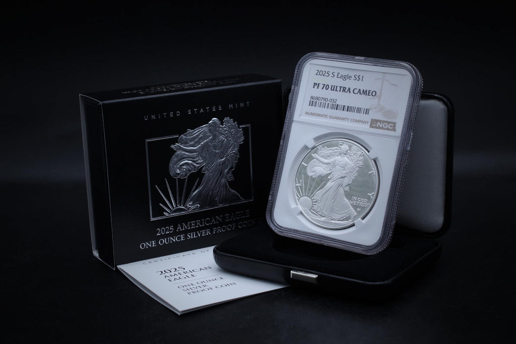 1 oz American Silver Eagle Coin PF-70 Ultra Cameo D3067
