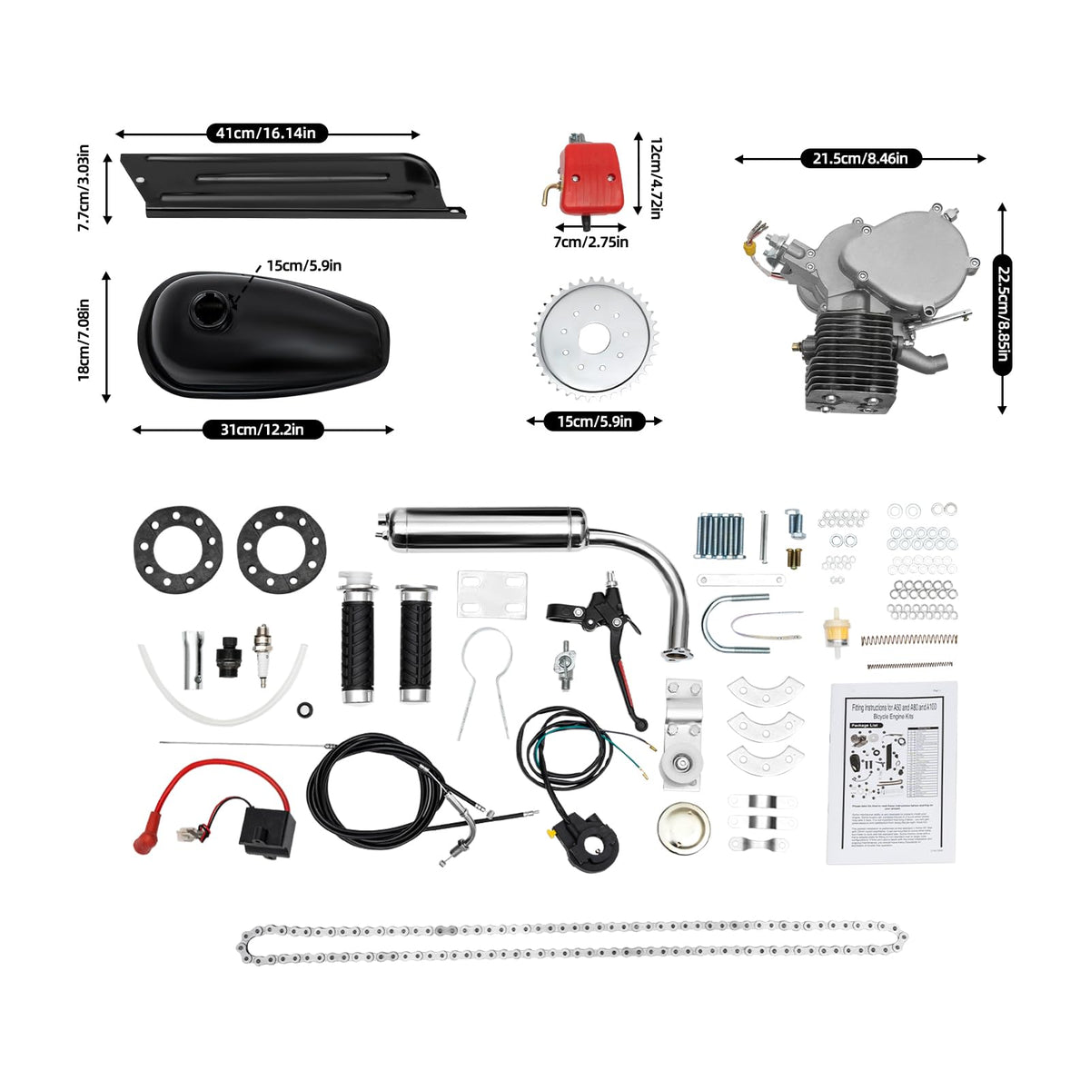 2 Stroke 100cc Bicycle Engine Kit Y567282