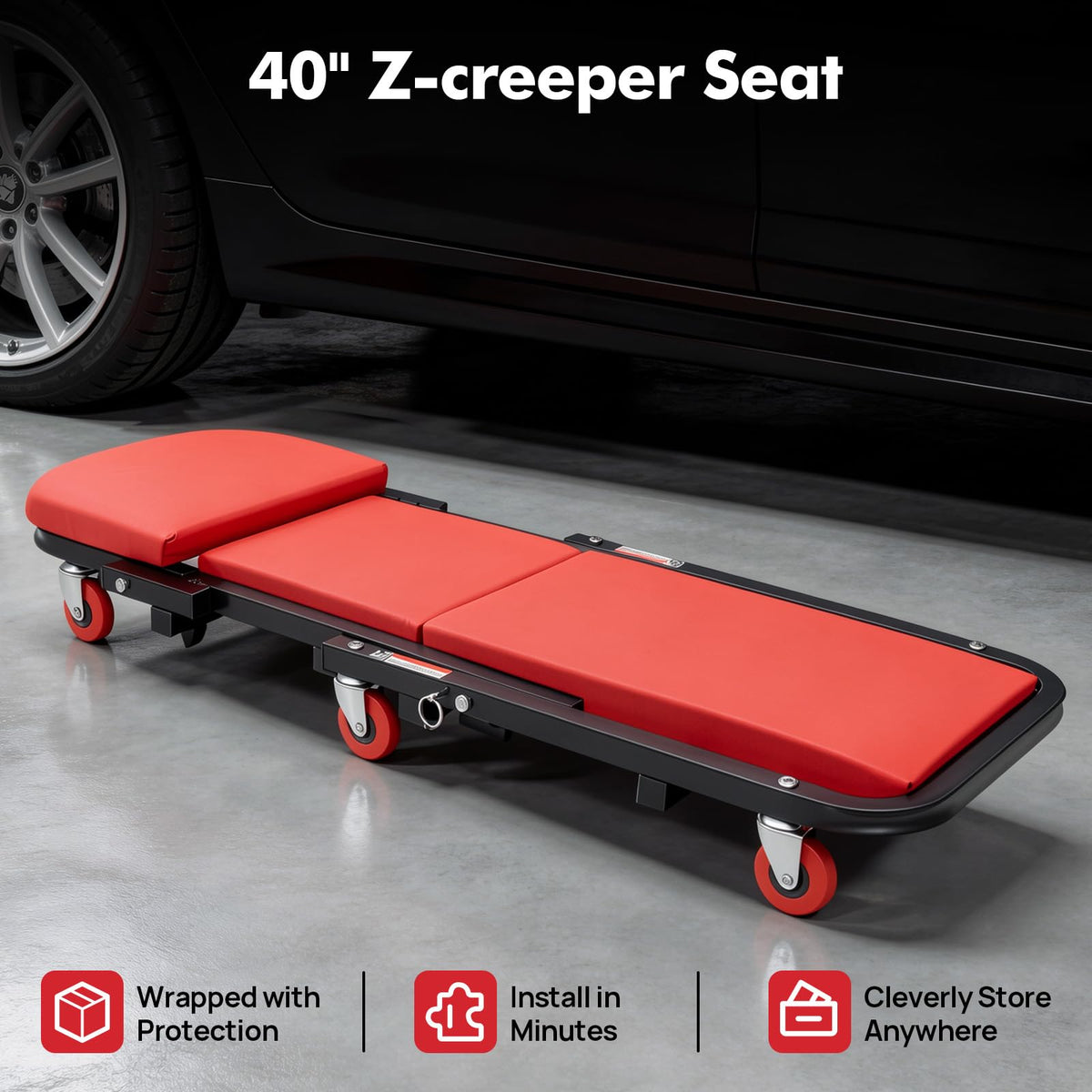 Heavy Duty 2 in 1 Z Creeper Seat M14636