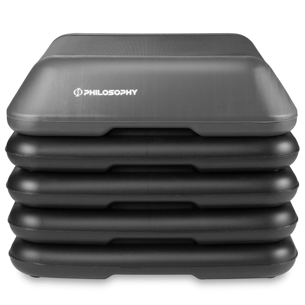 Adjustable High Step Platform with 4 Risers U7218
