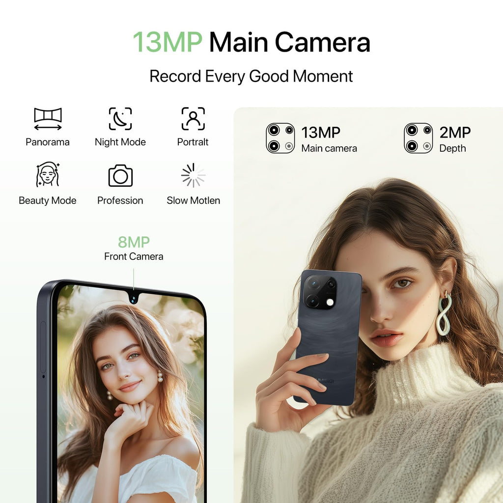 Unlocked Android 14 Smartphone 256GB Octa-Core 6.75" HD+ 5000mAh 4G Dual SIM J9310