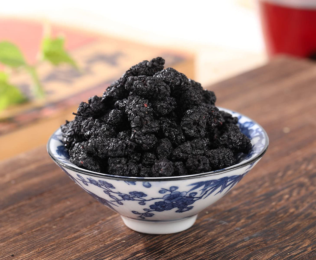 Dried Black Mulberries 9 Oz B397