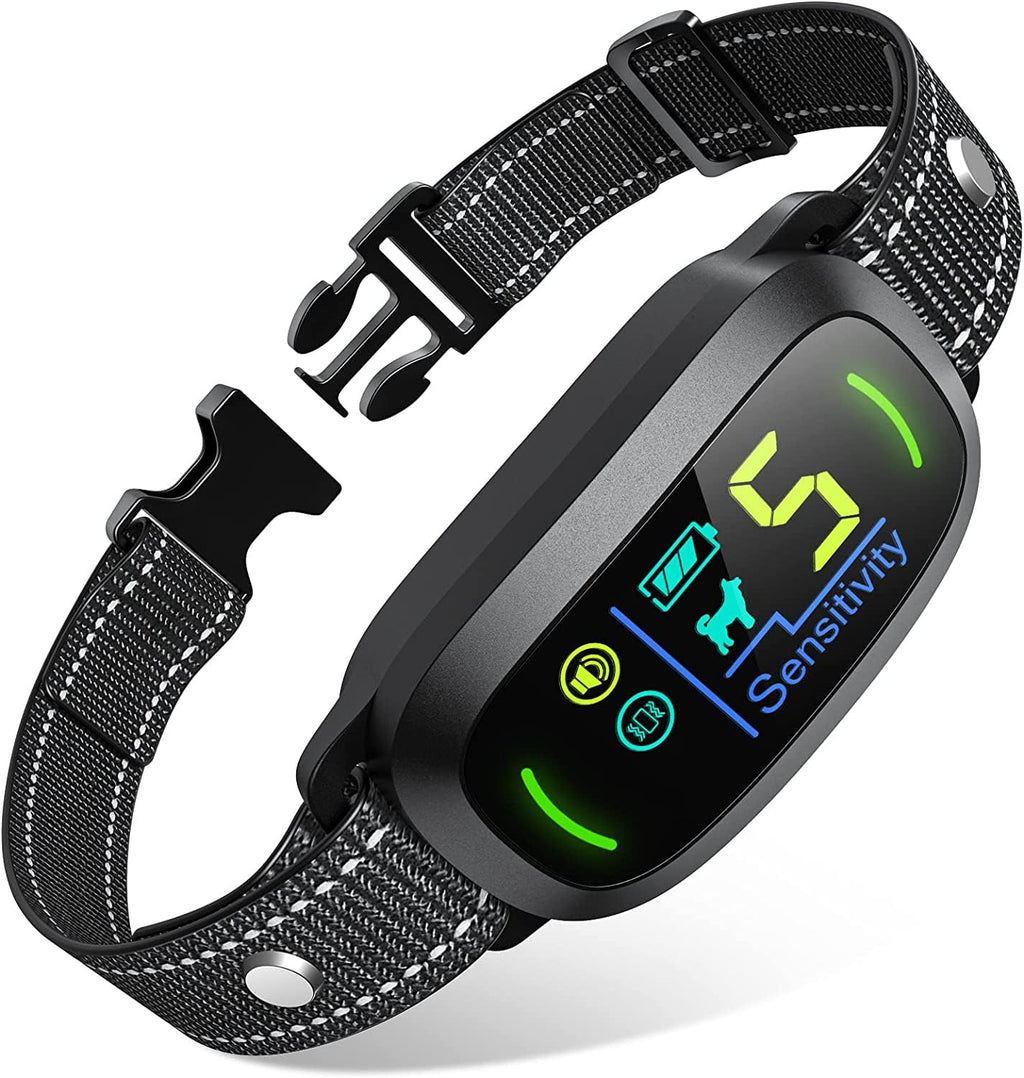 Rechargeable Anti Barking Training Collar with 5 Adjustable Sensitivity W4059