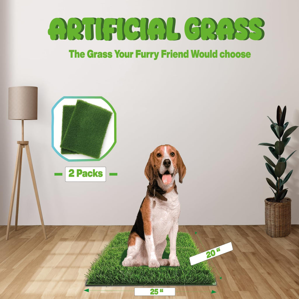 2-Pack Artificial Grass Potty Pad 20x25 Inch K398