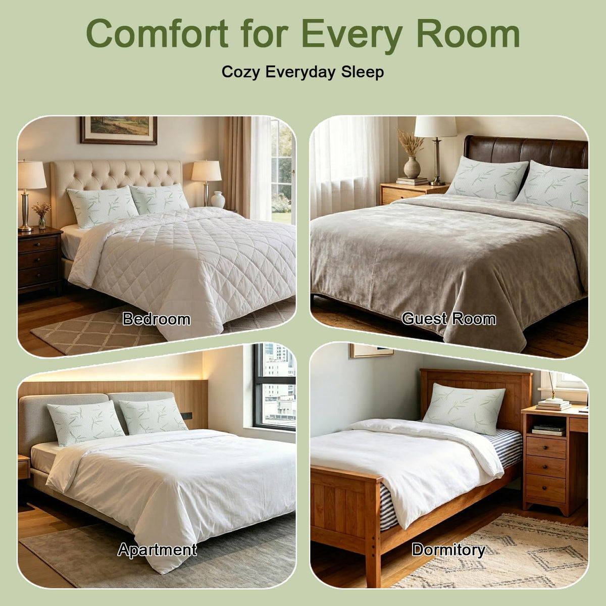 King Size Pillows Set of 2, Soft, Machine Washable Y5296