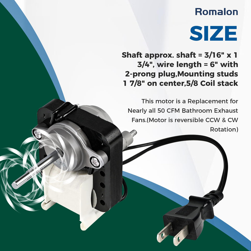 Bathroom Fan Motor Replacement Kit L564