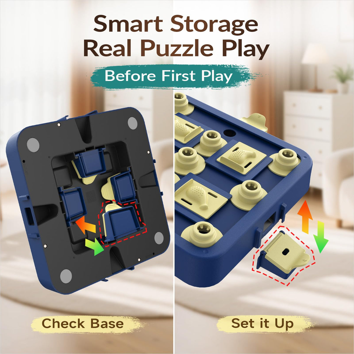 Dog Chess Puzzle Toy 3-Levels Y676091