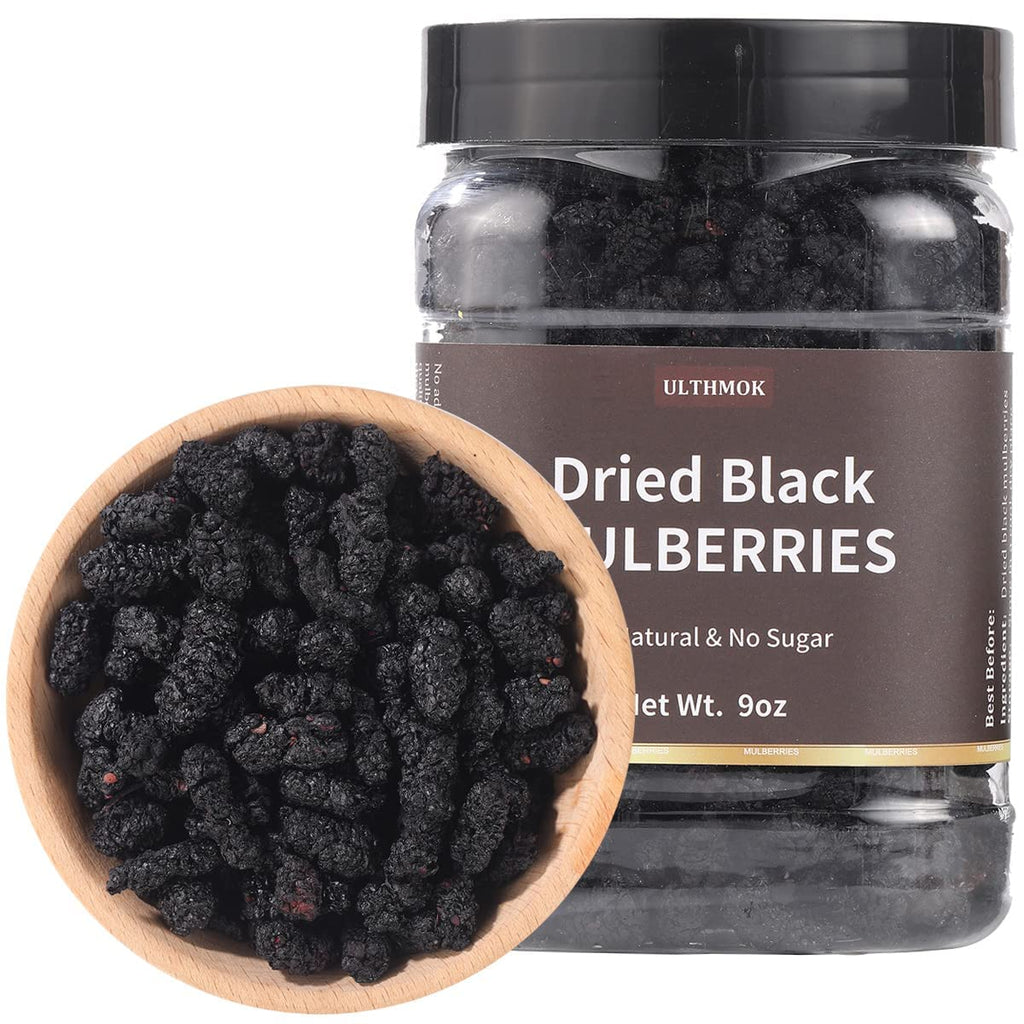 Dried Black Mulberries 9 Oz B397