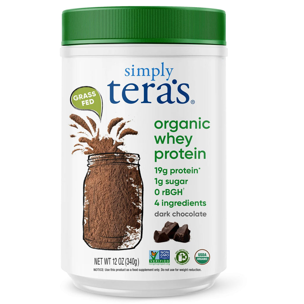 Organic Whey Protein Powder Dark Chocolate 12 Oz K78010