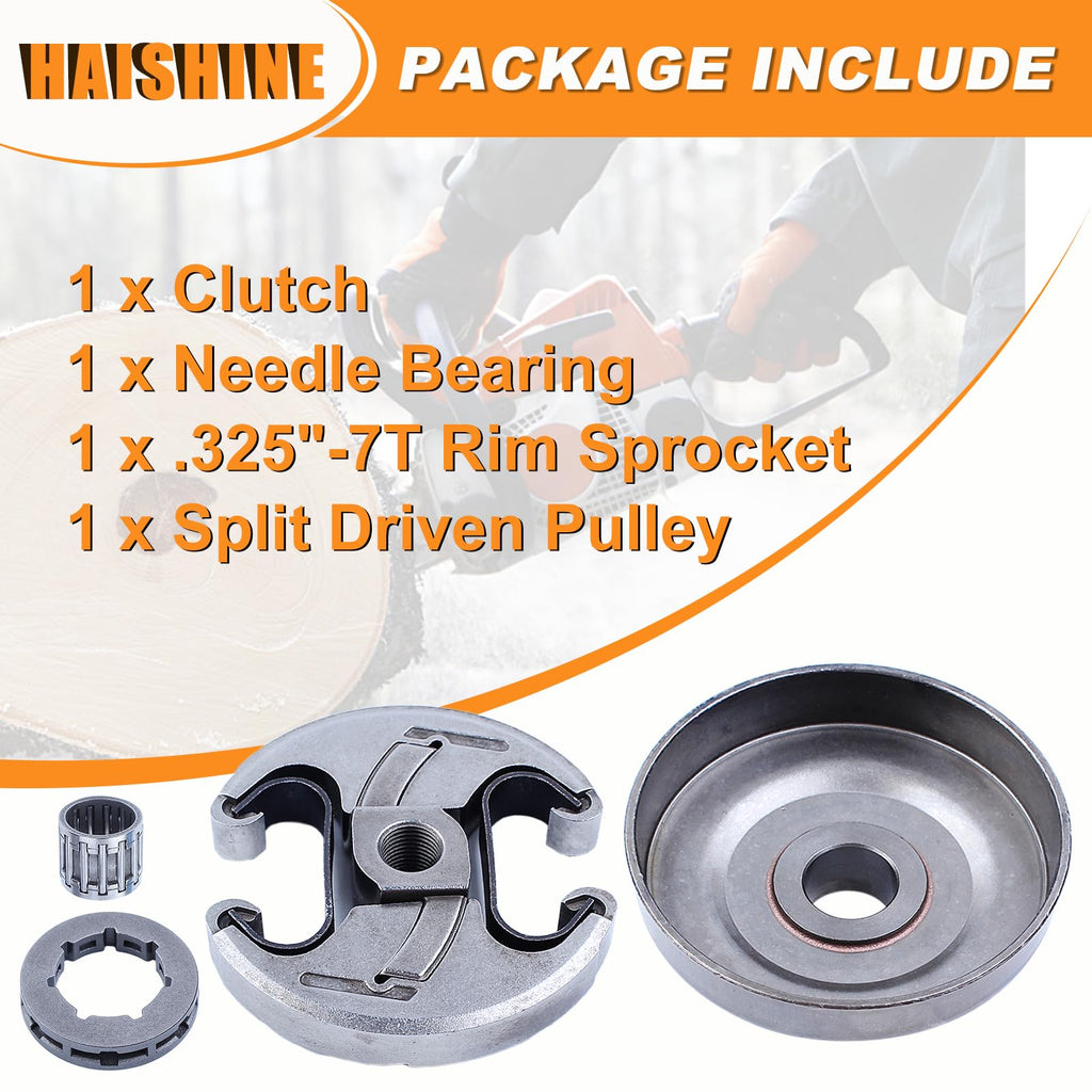 7T Clutch Drum Sprocket Rim Needle Bearing Kit Chainsaw H75257