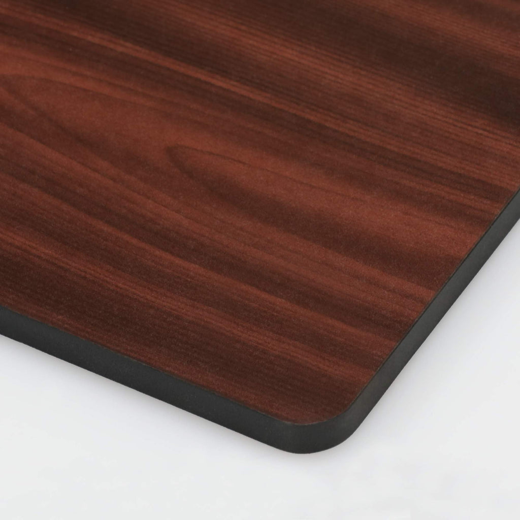 2-Tier Square Side Table Set of 2, Dark Cherry A233