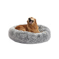 Dark Grey 36" Round Dog Bed S6875