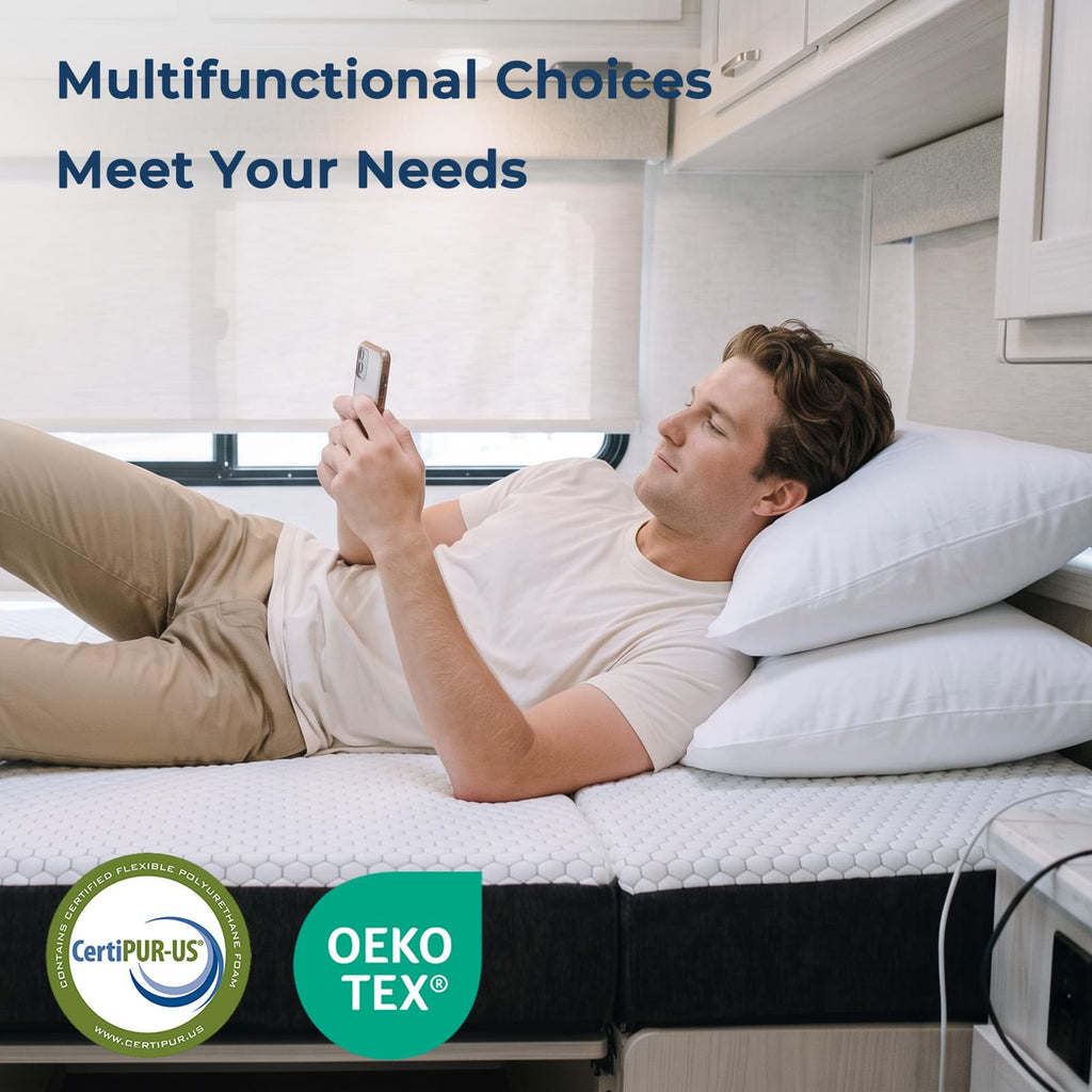 Foldable Mattress Medium Twin Size V820943