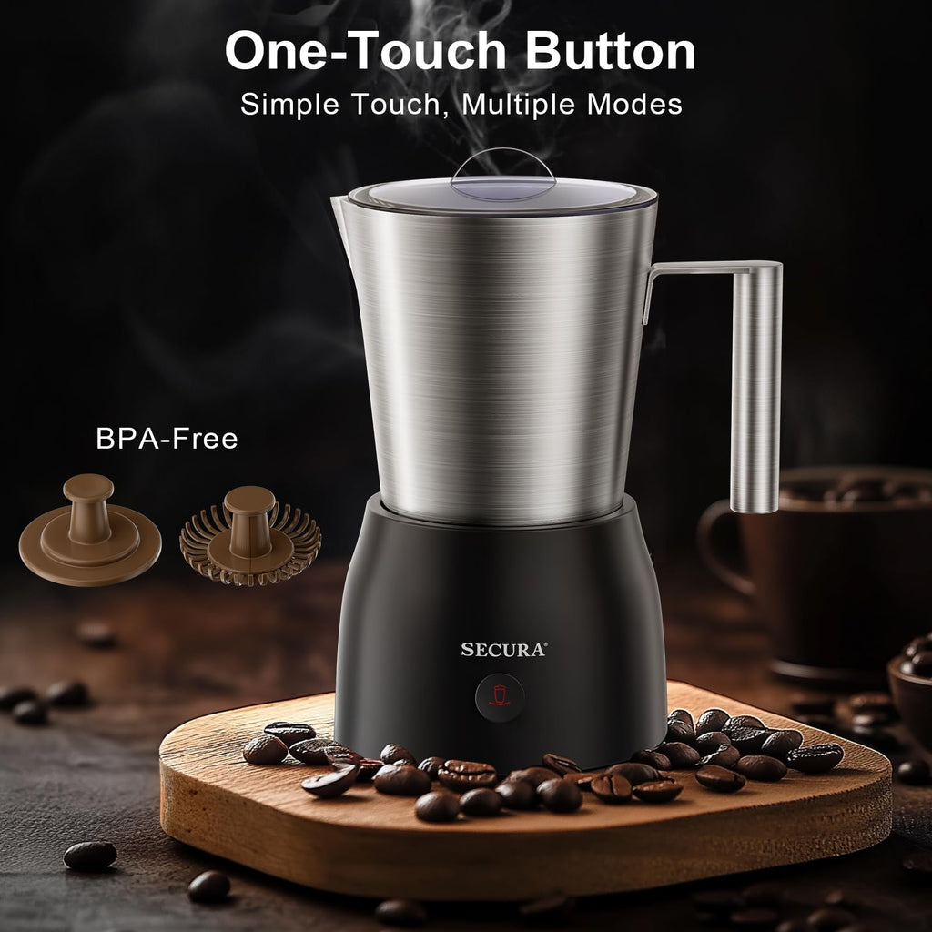 17oz Stainless Steel Hot & Cold Milk Frother D967