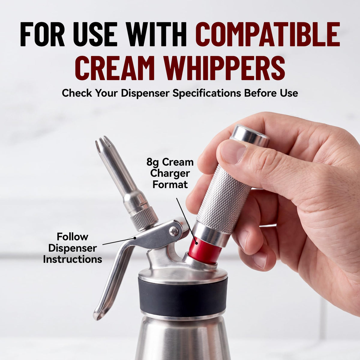 8g 10-Pack Whipped Cream Chargers L33833