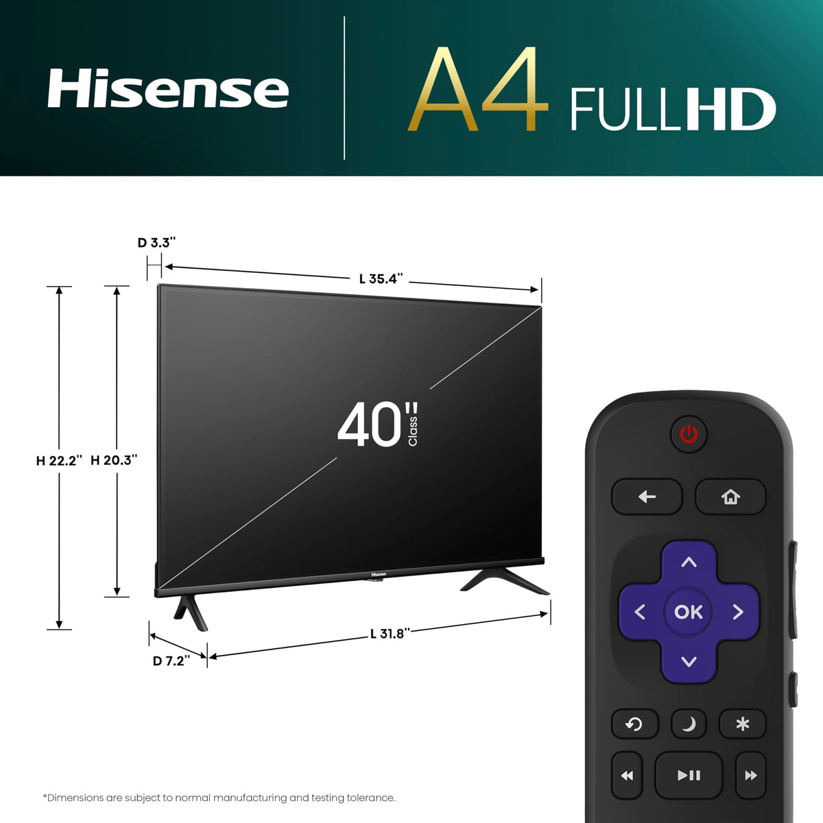 40-Inch FHD 1080p Smart Roku TV N110251