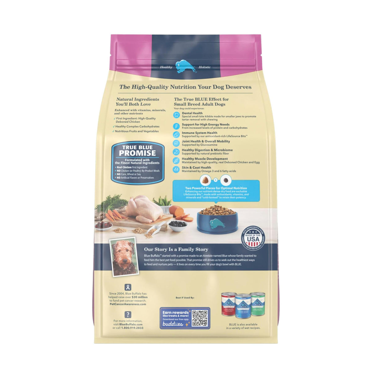 Chicken Small Breed Dry Dog Food, 5 lb X22003