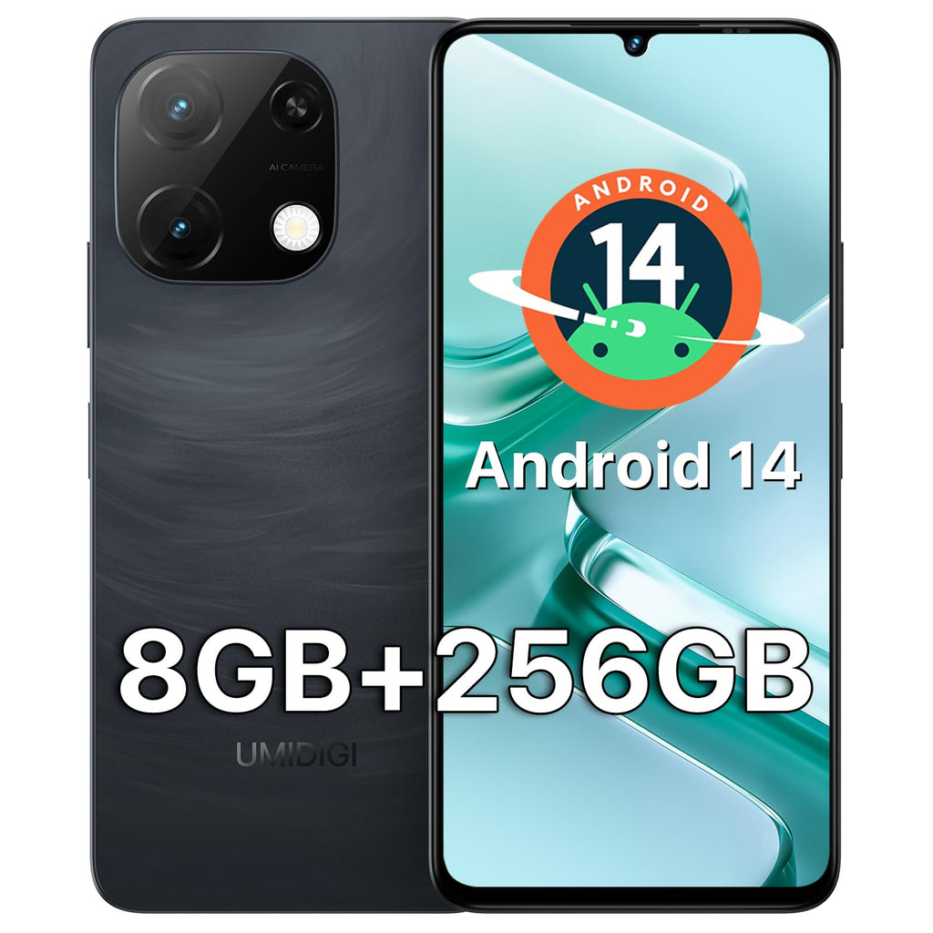 Unlocked Android 14 Smartphone 256GB Octa-Core 6.75" HD+ 5000mAh 4G Dual SIM J9310