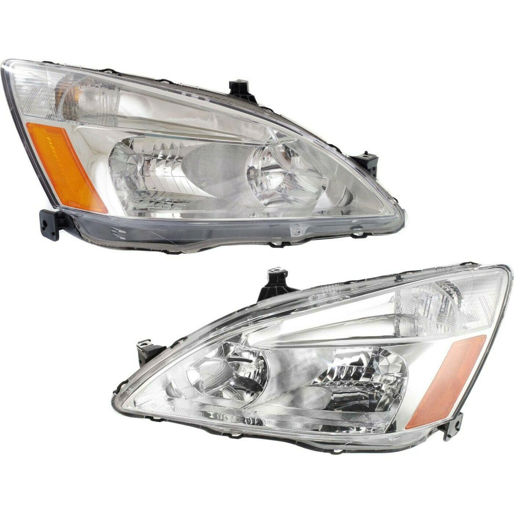 Headlight Left Right Clear Lens U1429