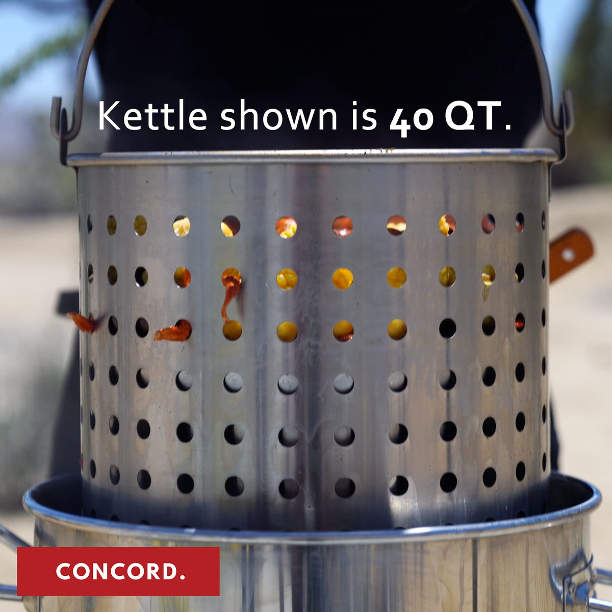 Stainless Steel Stock Pot with Steamer Basket 40 Quart T718397
