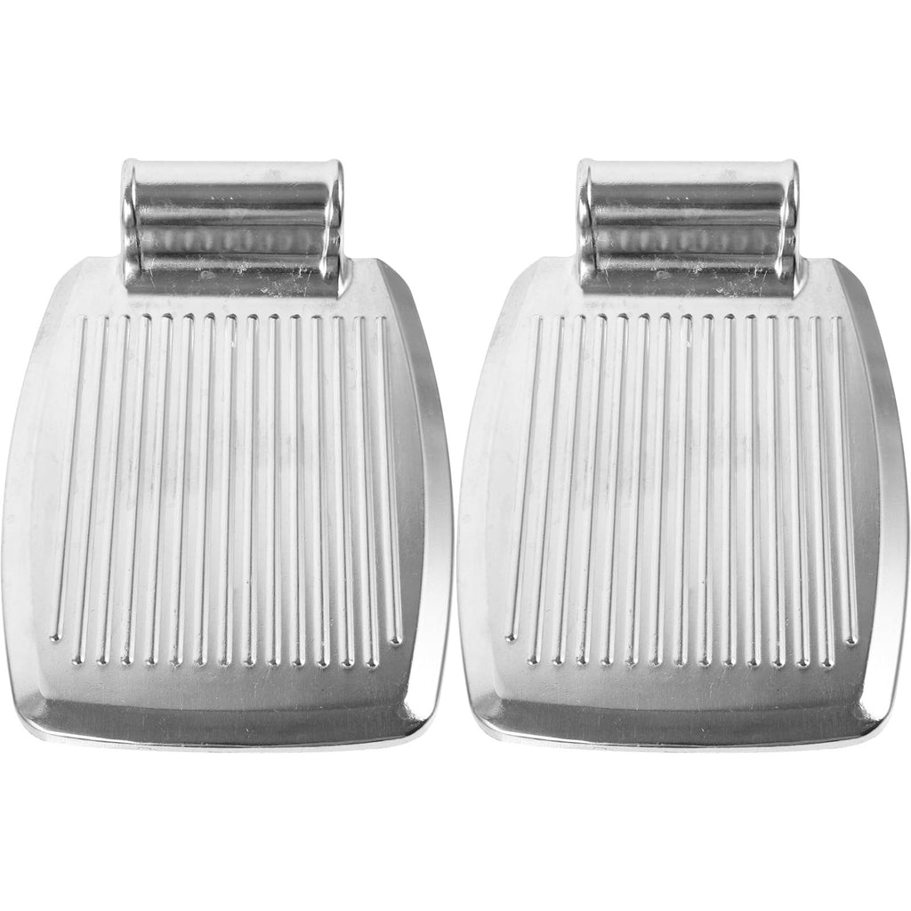 Heavy Duty Wheelchair Footrest Replacement Pair Aluminum Alloy N65118