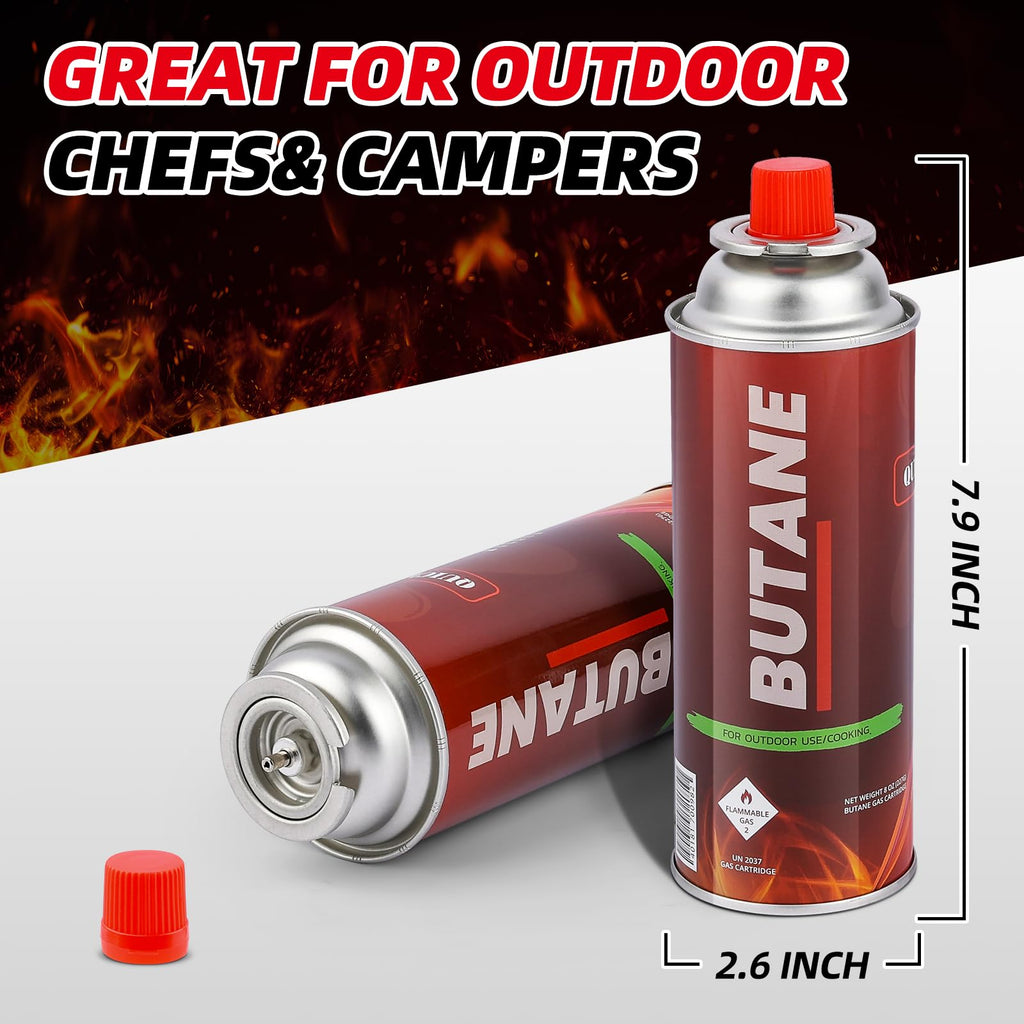 Butane 8 Ounce Canister 24 Pack V364631