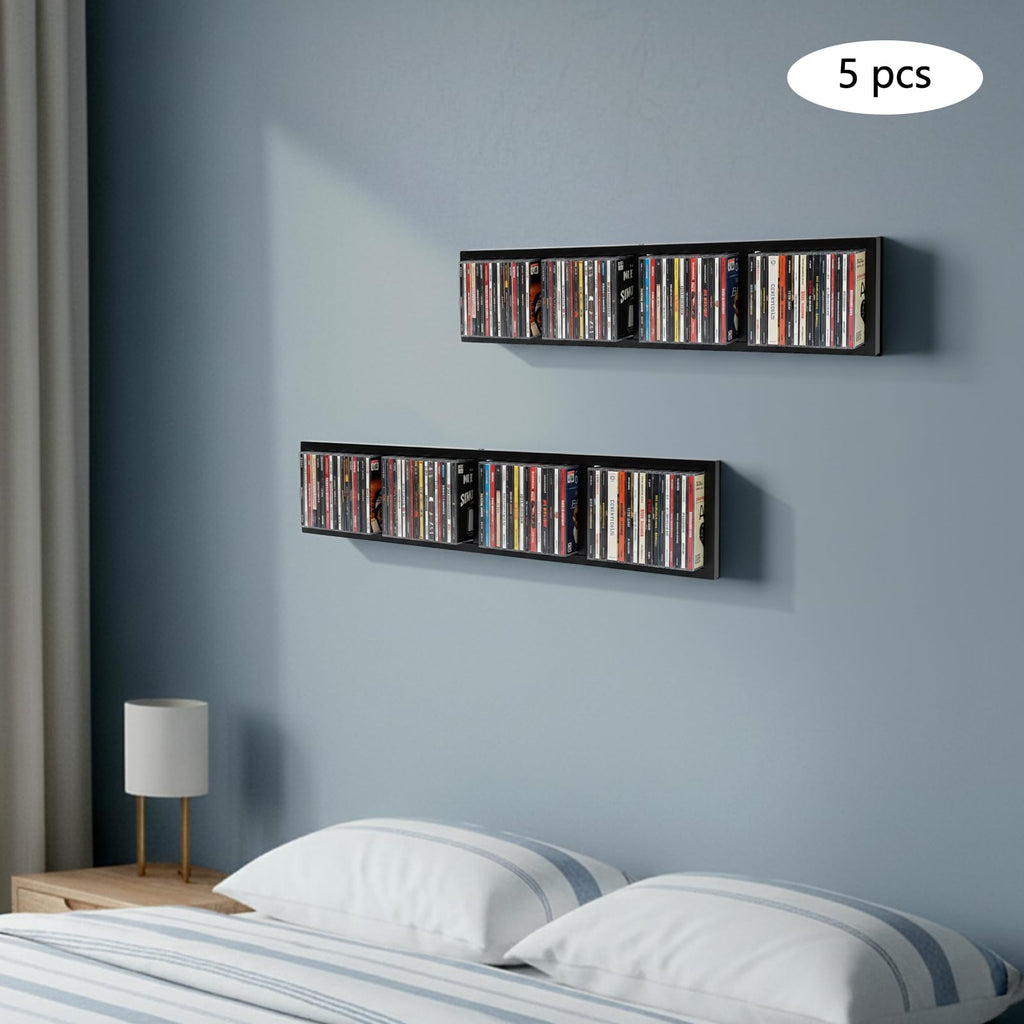 34 Inch Wall Mount Media Storage Rack X94008