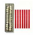 28 Pcs False Teeth Dentures Repair Kit L4145