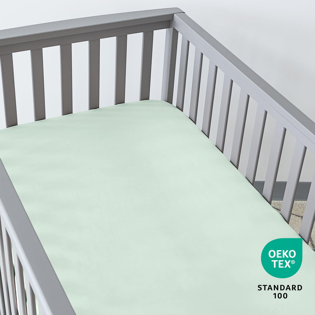 3-Pack Ultra-Soft Microfiber Fitted Crib Sheet Q259