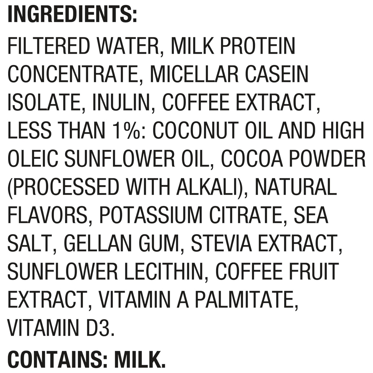 30g Protein Shake, Mocha Latte, 5g Prebiotic Fiber, 12 fl oz Bottle, 12 Count D74933