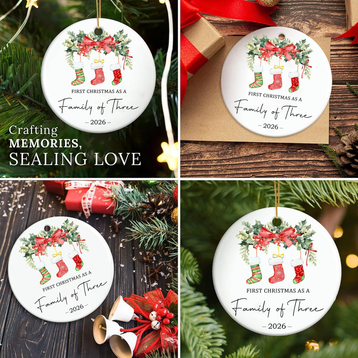 Baby First Christmas Ornaments 2026 N8001