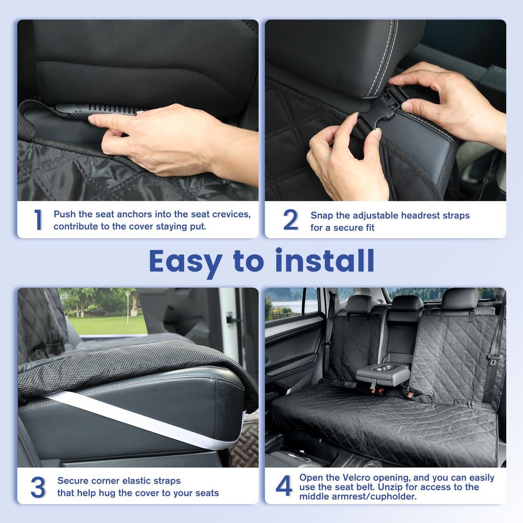 900D Oxford Waterproof Car Seat Cover A88285